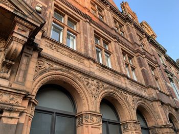 Low angle view of historical building