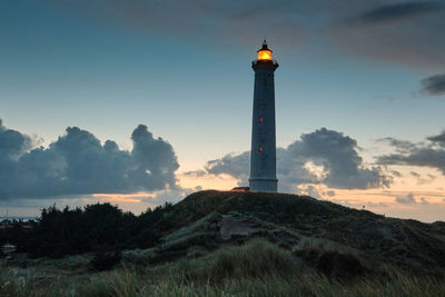 Lighthouse against sky