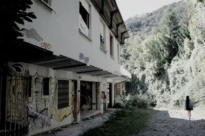 View of residential buildings