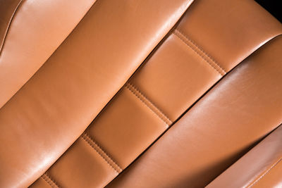 Detail shot of leather