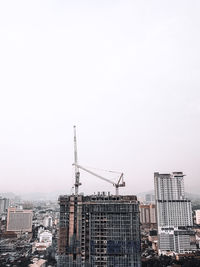 Buildings against sky in city