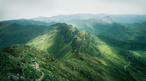 Scenic view of mountains