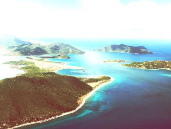 Aerial view of sea