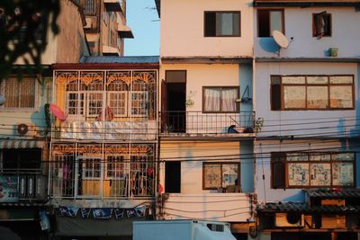 Residential buildings in city