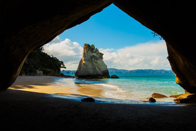 Scenic view of beach