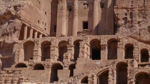 Ancient petra jordan architecture