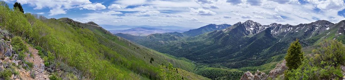 Rocky mountain wasatch front butterfield canyon oquirrh mountains utah, united states.