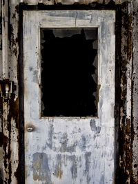 Close-up of window