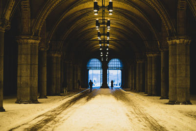 Corridor of historic building - rijksmuseum 