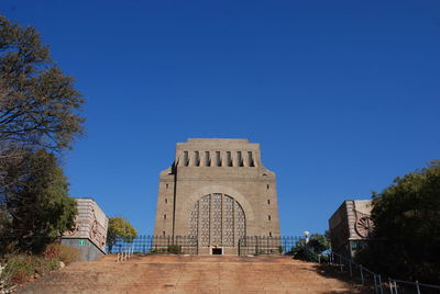 The impressive voortrekker monument on the outskirts of pretoria in south africa