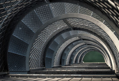 Interior of empty railroad station