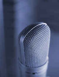 Close-up of microphone