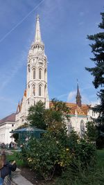 Low angle view of church