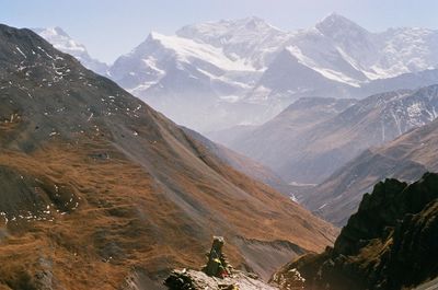 Scenic view of mountains