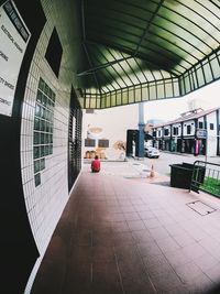 Interior of modern building