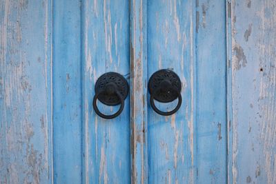 Close-up of door