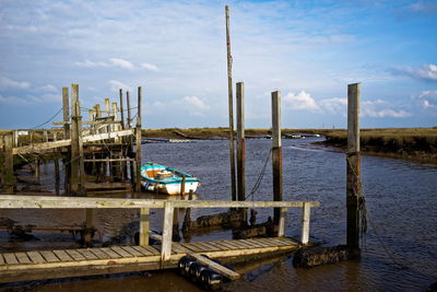 Pier in sea