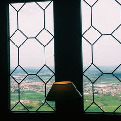 View of chainlink fence