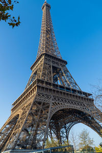 Low angle view of tower against sky