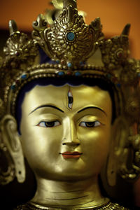 Close-up of buddha statue