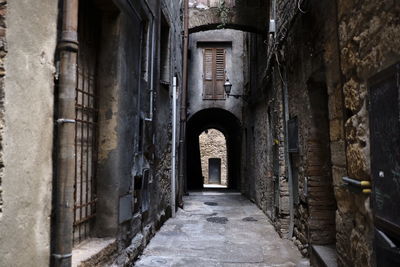 Entrance of old historic building