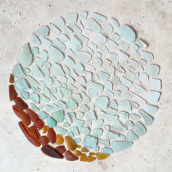 High angle view of bread on table