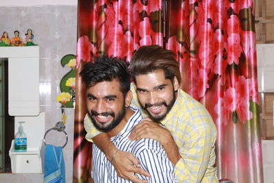 Portrait of a smiling young man