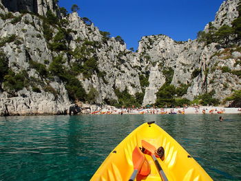 Boat in sea
