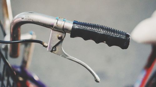 Detail shot of bicycle
