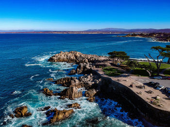 Monterey coastline at lovers pointe