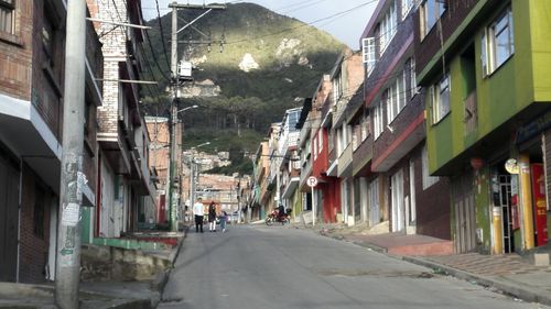 Street leading towards house