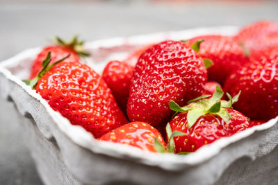 Close-up of strawberries