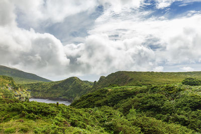 Scenic view of landscape against sky