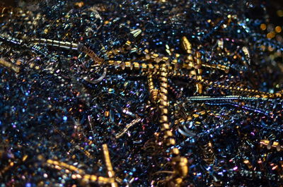 High angle view of christmas tree