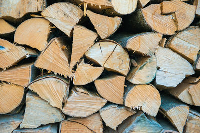 Firewood closeup, background