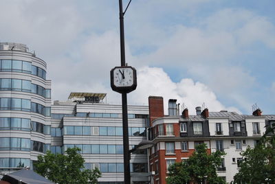 Low angle view of buildings against sky