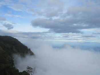 Low angle view of clouds in sky