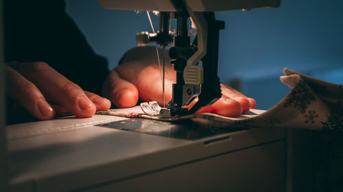 Man working in workshop