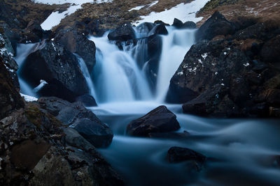 Waterfall at kirkjufell
