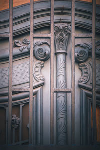 View of ornate door in building