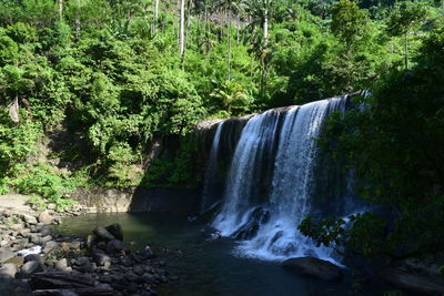 View of waterfall