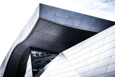 Low angle view of modern building