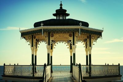 View of a gazebo