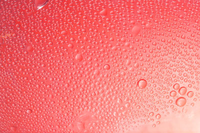 Full frame shot of bubbles in water