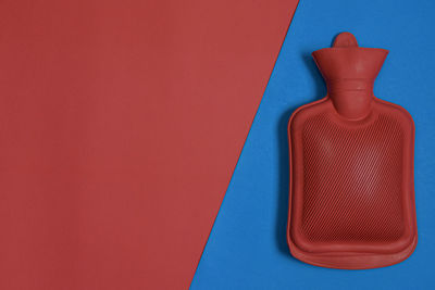 Close-up of colored pencils against wall