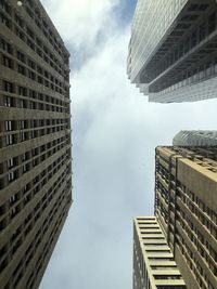 Low angle view of buildings against sky