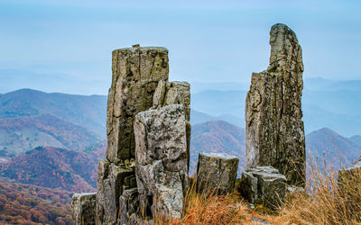 Adventure hiking journey to mudeungsan national park, gwangju, south korea.