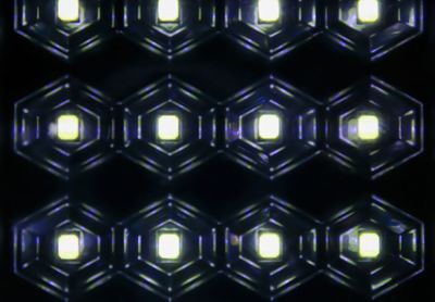 Full frame shot of illuminated electric lamp