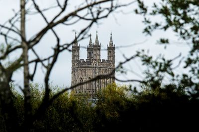Low angle view of tower of building