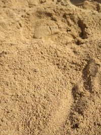 Full frame shot of sand